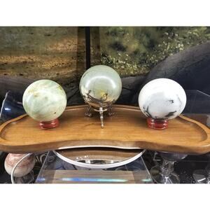 Ocean jasper spheres 60mm+